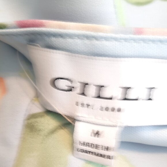 NWT Medium Heidi Wrap Dress by Gilli Floral pastel sheer short sleeve dress - Picture 11 of 12